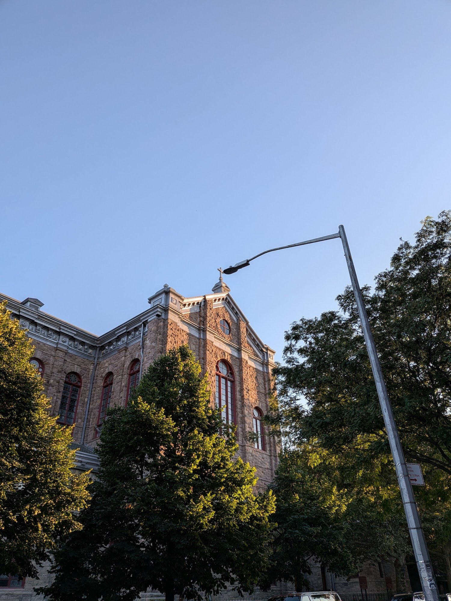 Church in Brooklyn with no zoom using Pixel 9 Pro Fold