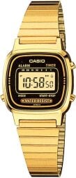 casio watch in gold