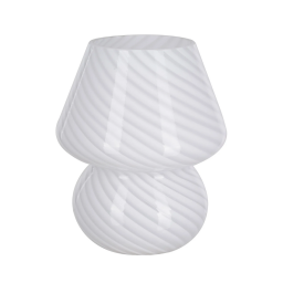 8-Inch Glass Mushroom Lamp