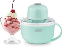 ice cream maker and bowl of ice cream