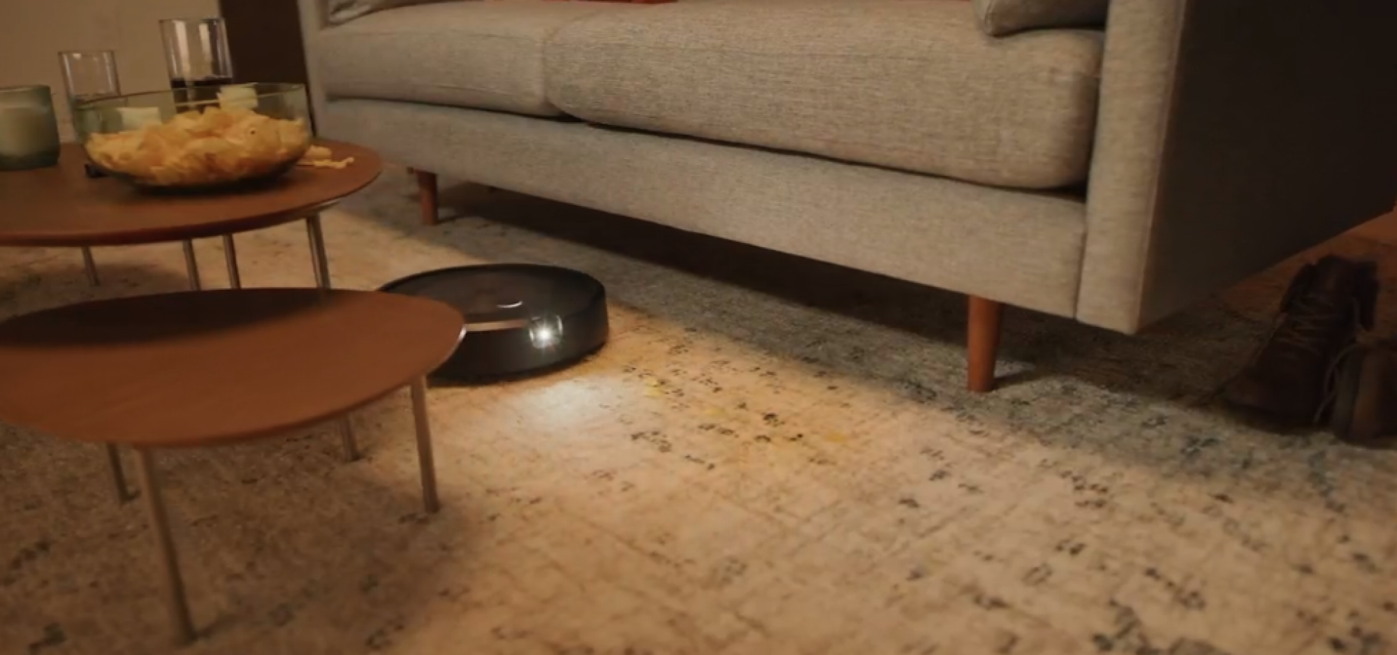 Roomba on carpet