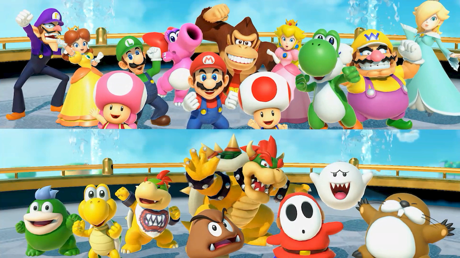 Character roster in Super Mario Party Jamboree