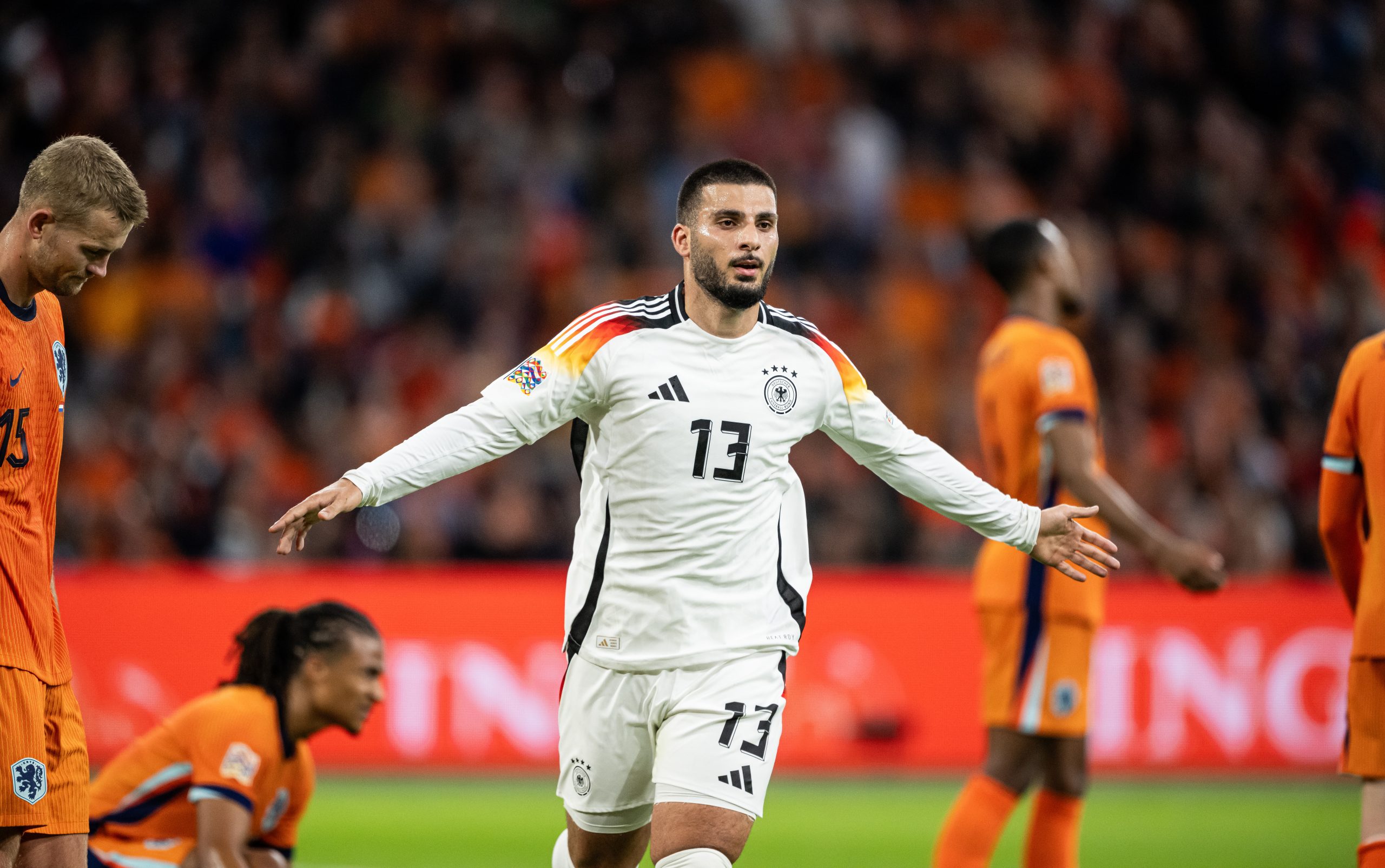 Deniz Undav of Germany celebrates