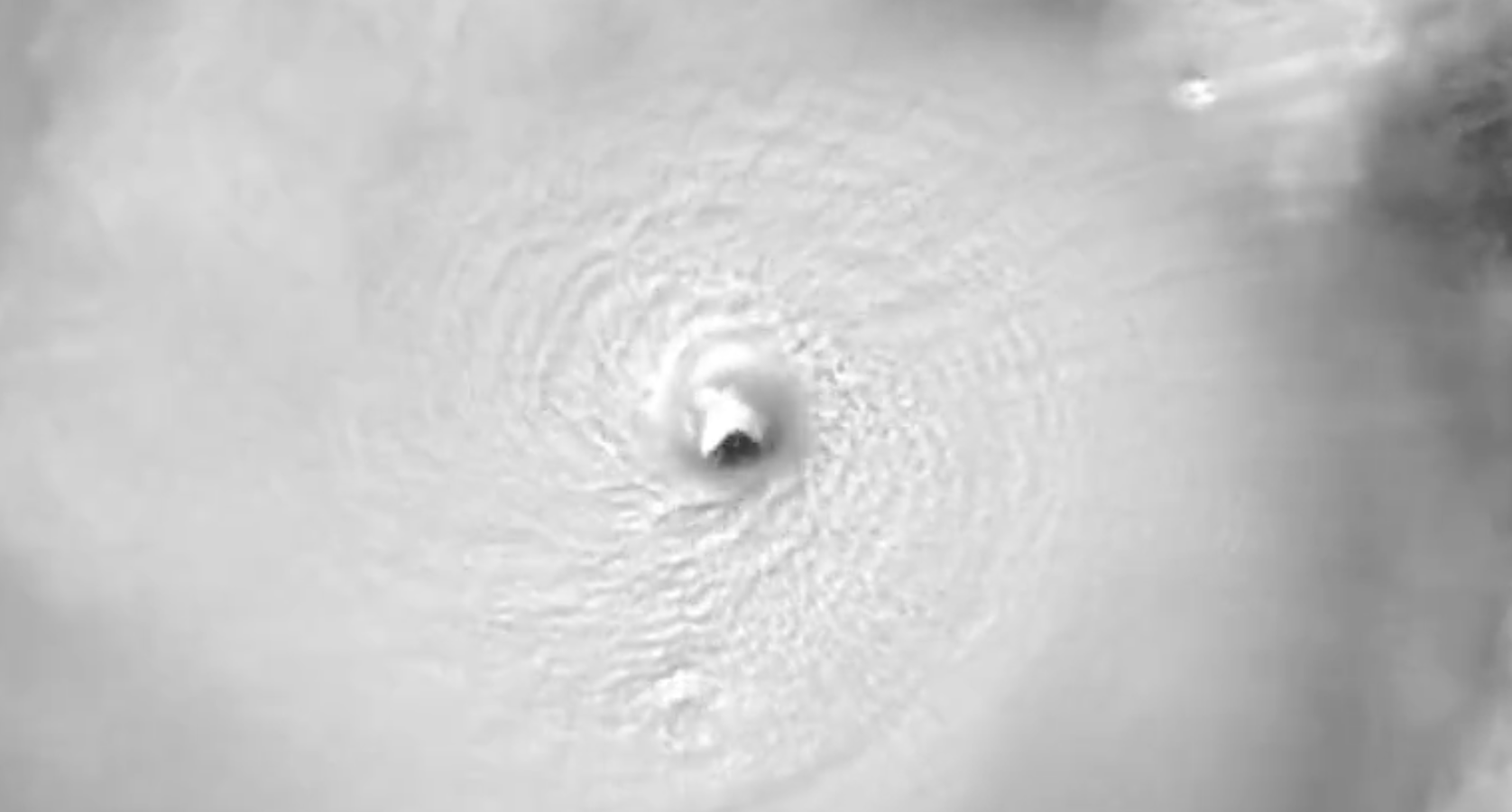 Hurricane Milton observed on Oct. 7 by NOAA's GOES-19 weather satellite.