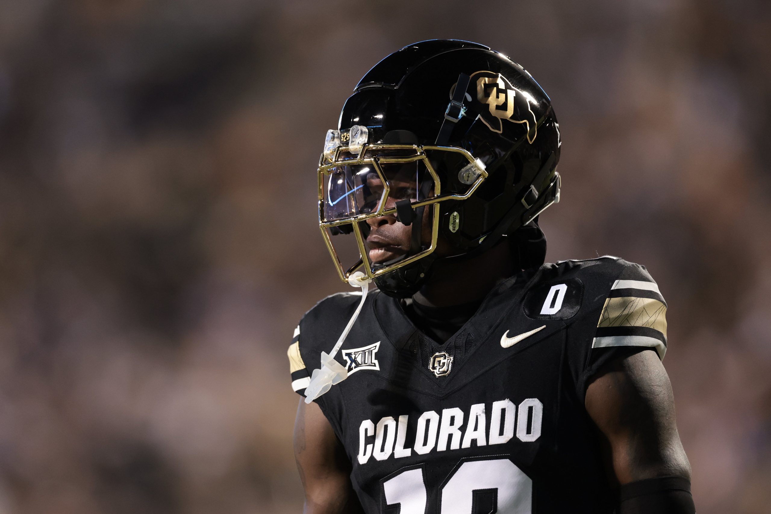 Travis Hunter #12 of the Colorado Buffaloes