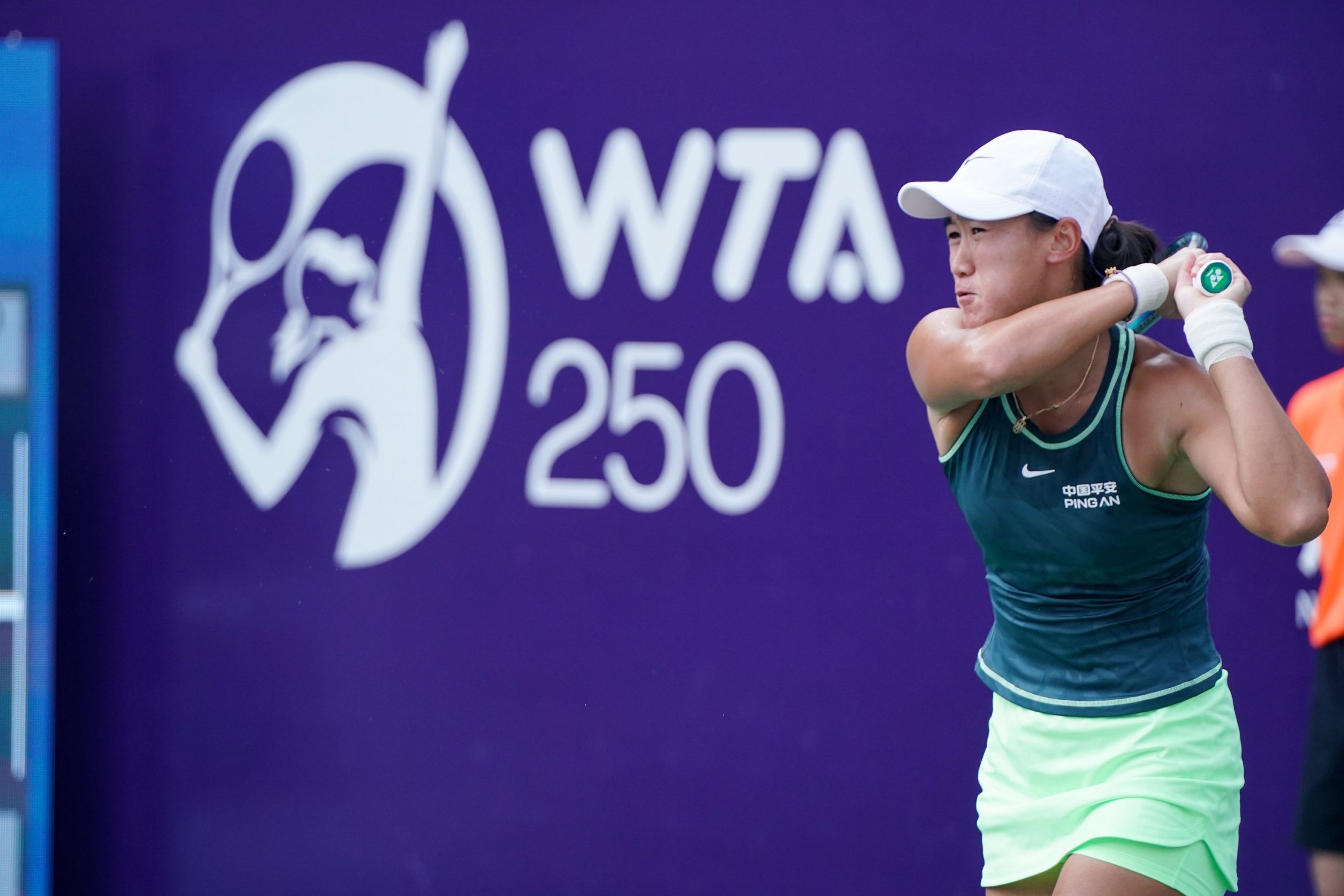 Wang Xiyu of China competes