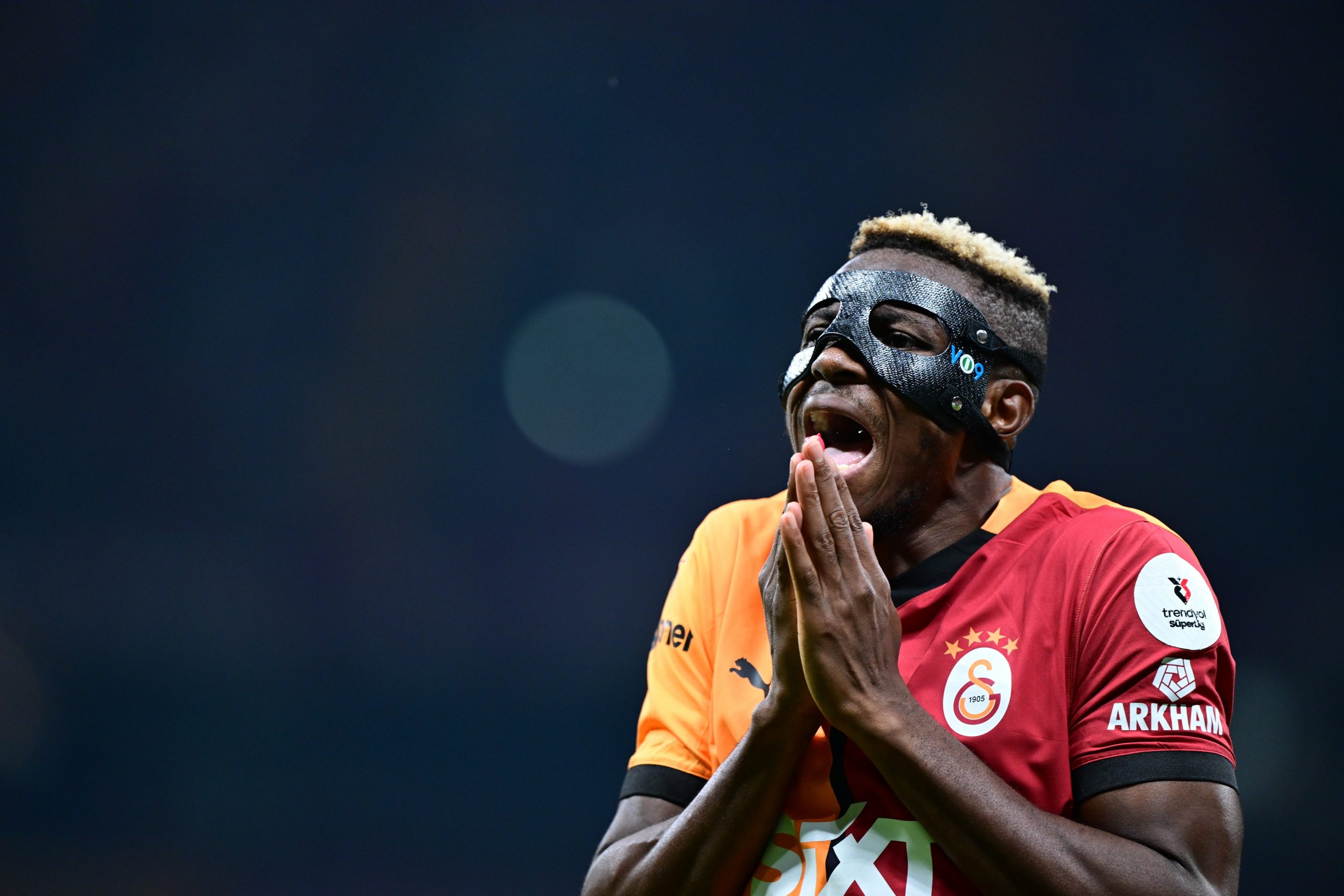 Victor Osimhen of Galatasaray in action