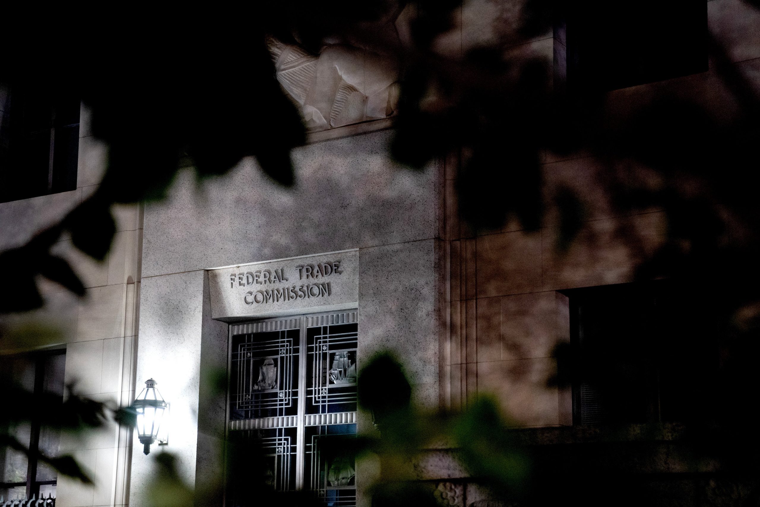 The Federal Trade Commission (FTC) headquarters in Washington, DC, US, on Saturday, Sept. 28, 2024. The Federal Trade Commission's actions against companies it said were deceiving customers about the value of their AI tools exemplifies the agency's efforts to rein in overhyped claims about the technology while also raising questions about its ability to stretch its enforcement powers. 