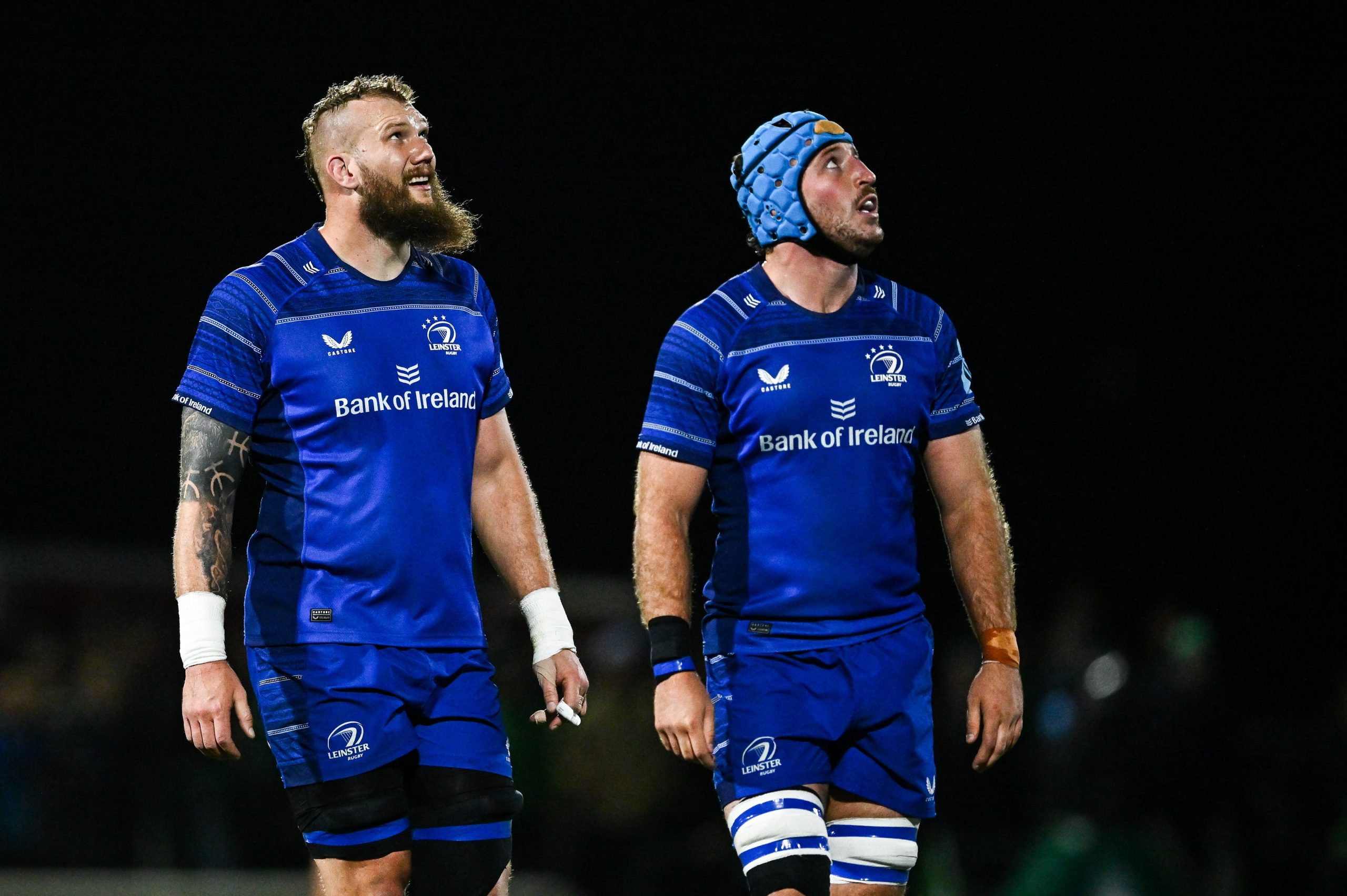  Leinster players RG Snyman and Will Connors