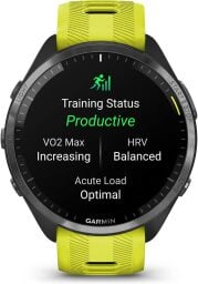 Garmin Forerunner 965 training status screen