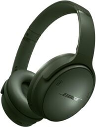 green bose over-ear quietcomfort headphones