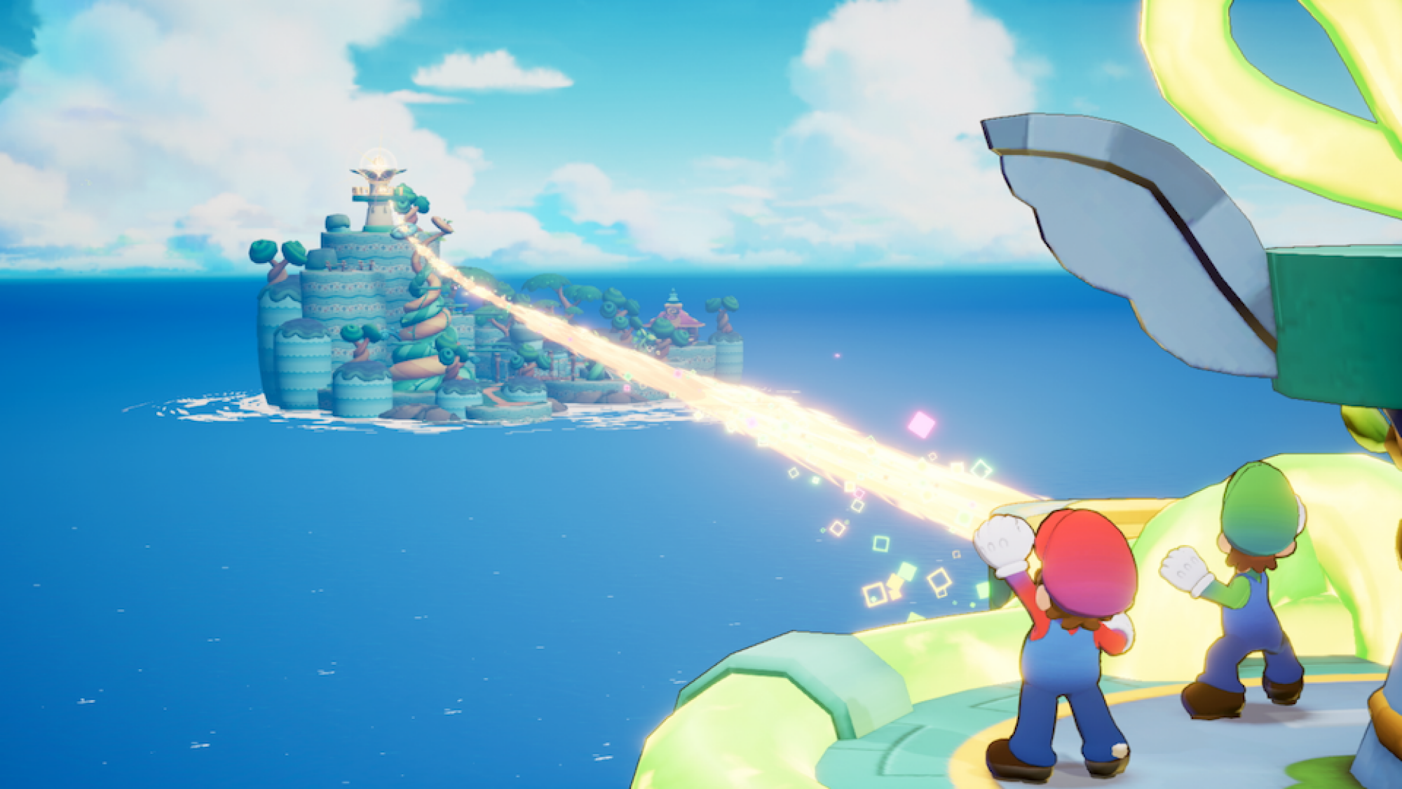 Mario and Luigi Brothership island connection screenshot