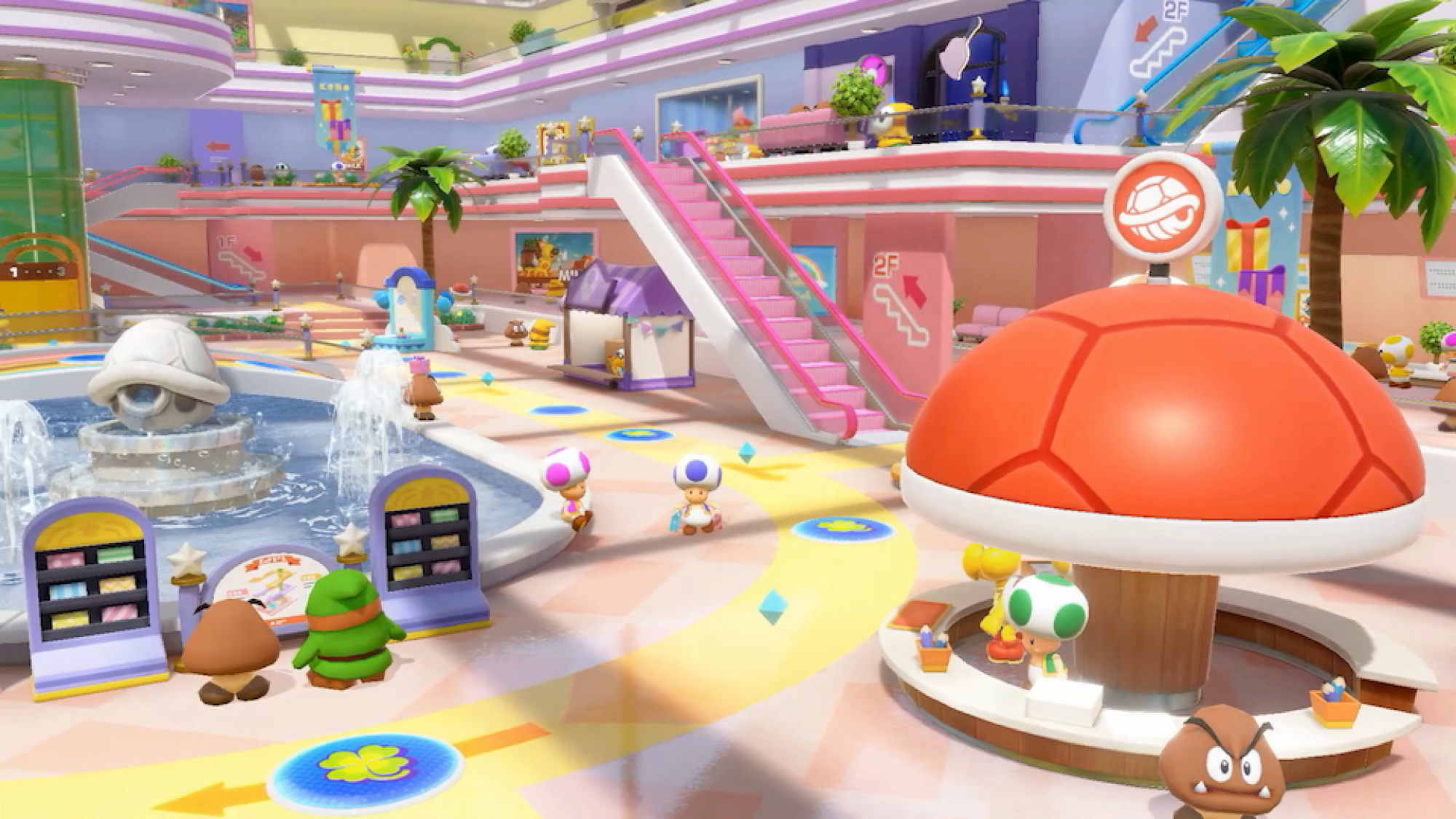 Mario Party Jamboree mall map