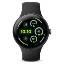 Google Pixel Watch 3 on white background