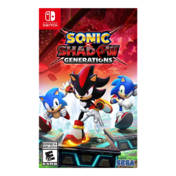 Sonic X Shadow Generations on white background