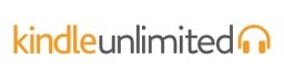 the kindle unlimited logo on a white background