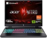 Acer Nitro gaming laptop with lit up RGB keyboard