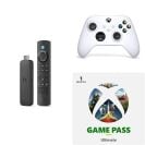 Amazon Fire TV Stick 4K Max, Robot White Core Wireless Controller, and 1 Month Game Pass Ultimate Bundle