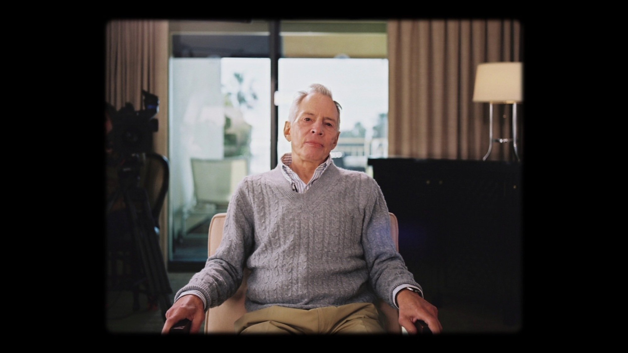 Robert Durst being interviewed for "The Jinx."