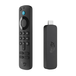 Amazon Fire TV Stick 4K and remote on a white background