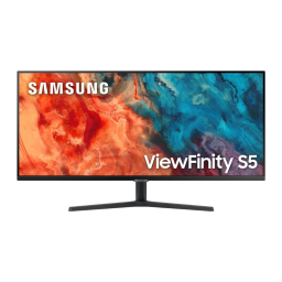 Samsung 34-inch ViewFinity Ultrawide QHD Monitor front profile on a white background