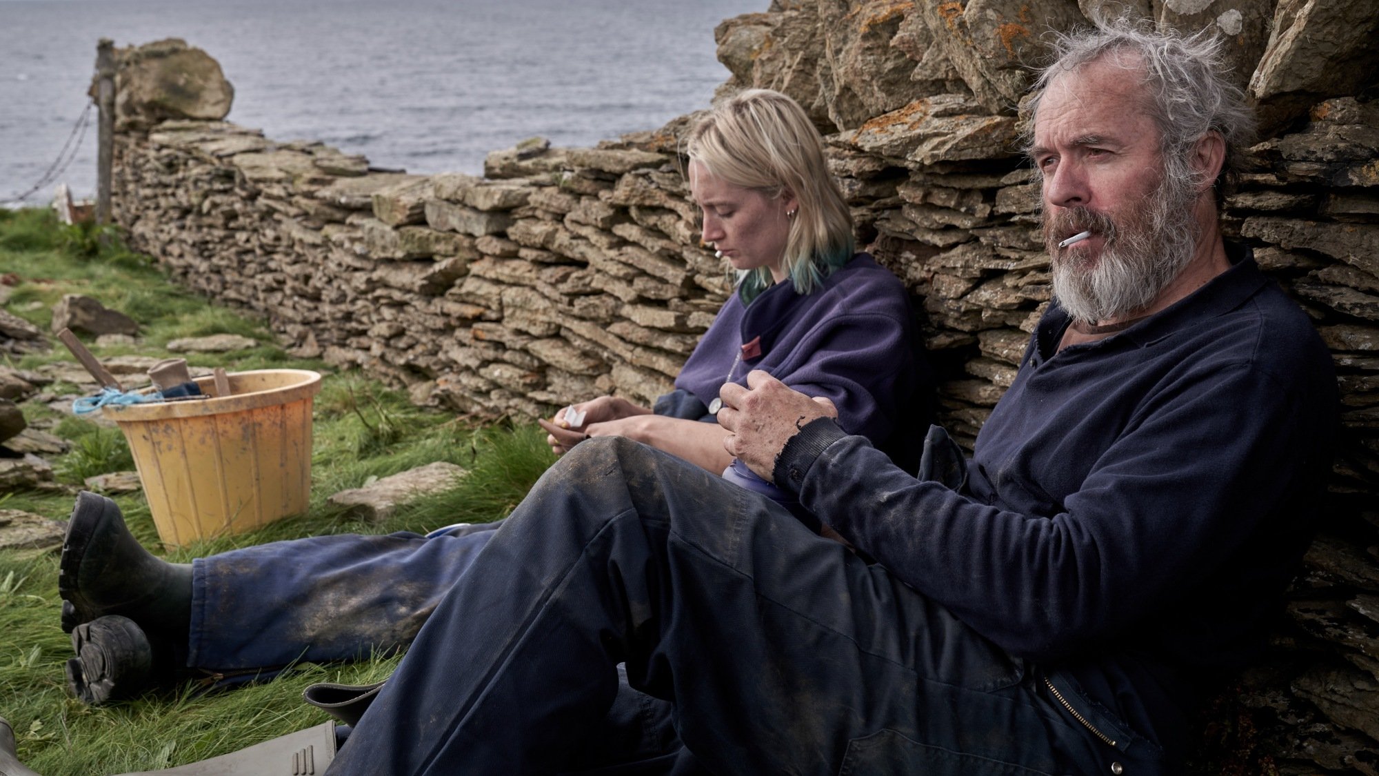 Stephen Dillane and Saoirse Ronan co-star in "The Outrun."