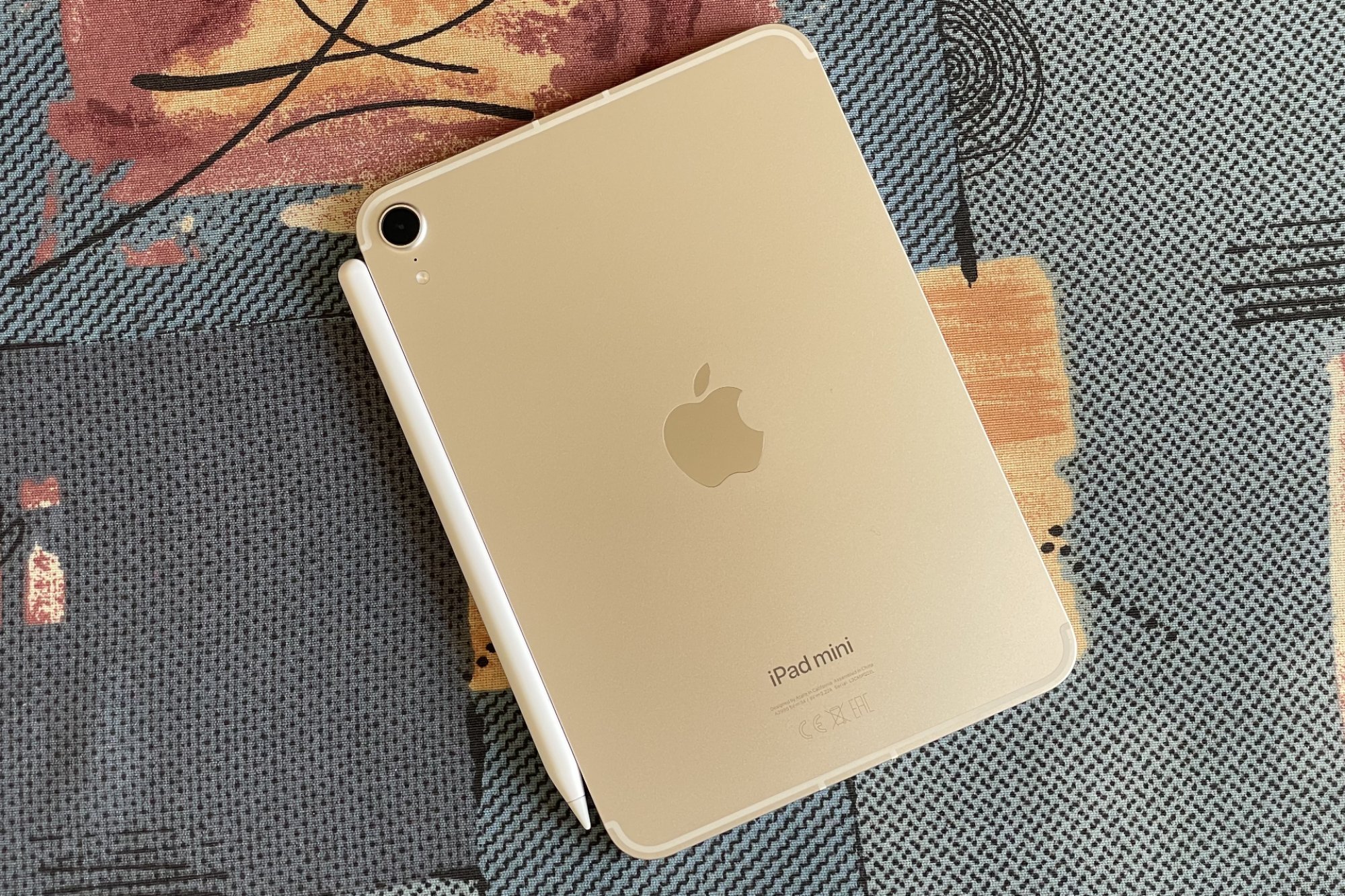 The back of the Apple iPad mini 7.