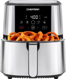 Chefman TurboFry air fryer loaded with French fries