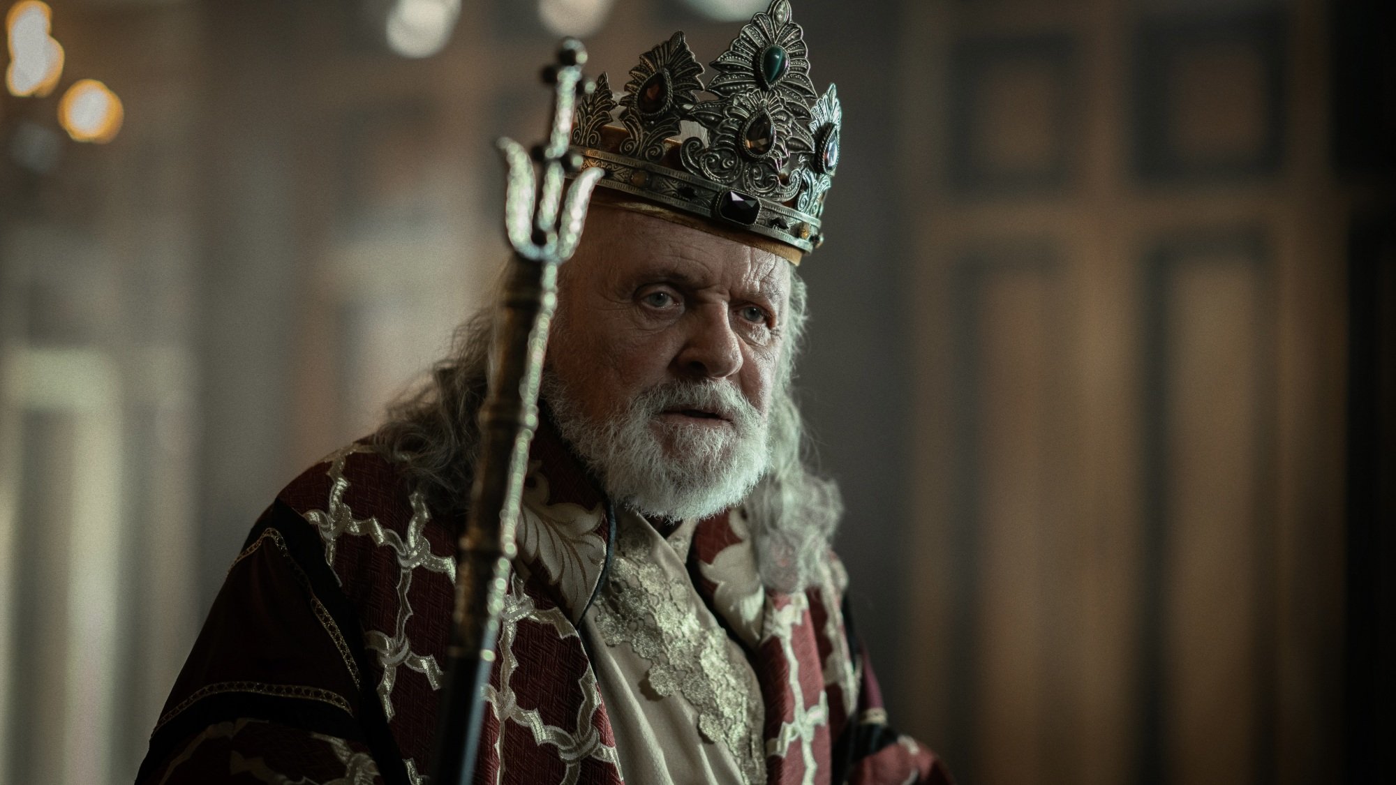 Anthony Hopkins as King Herod in "Mary."