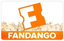 fandango gift card on a white background