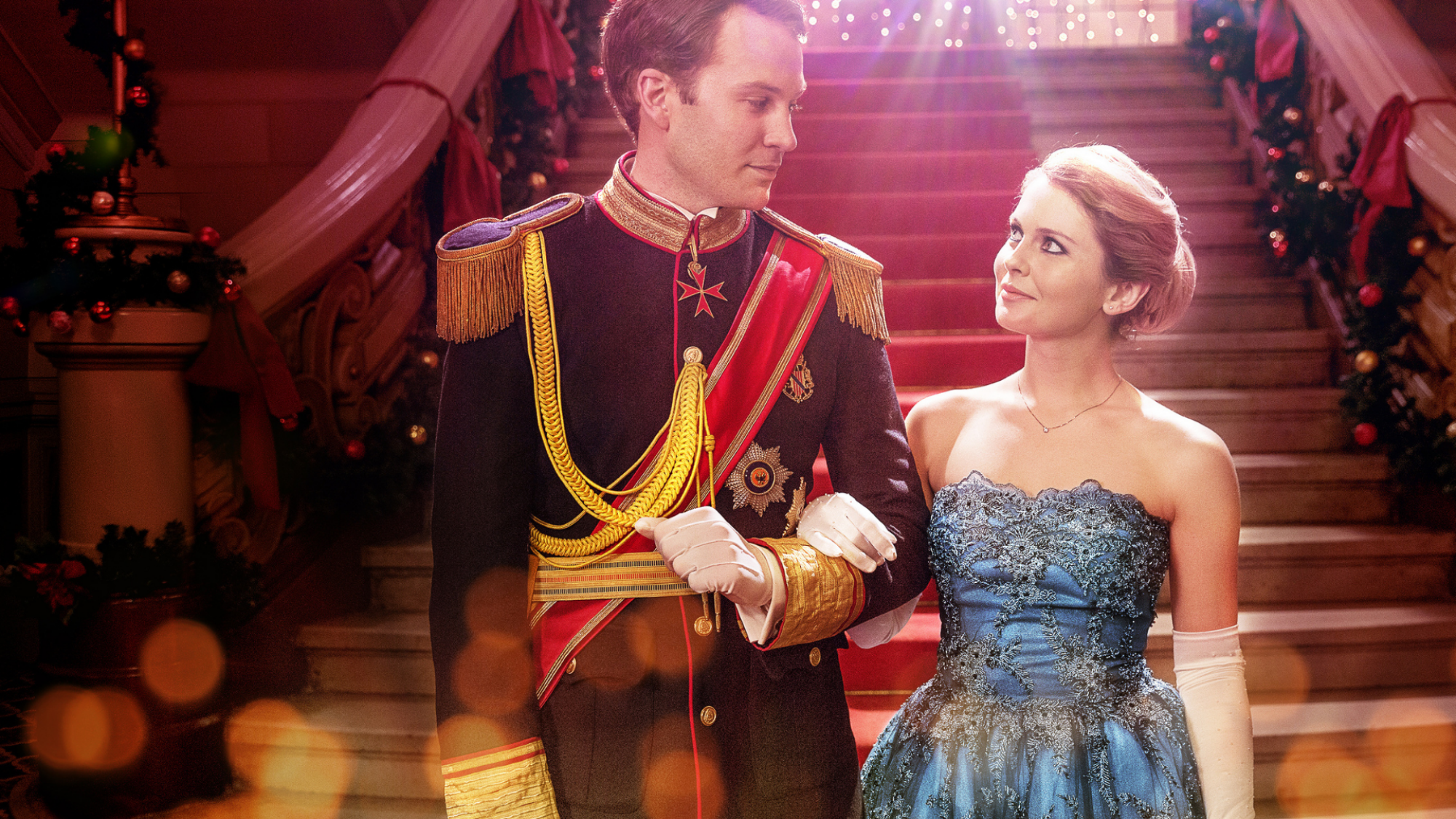 Ben Lamb and Rose McIver in "A Christmas Prince."